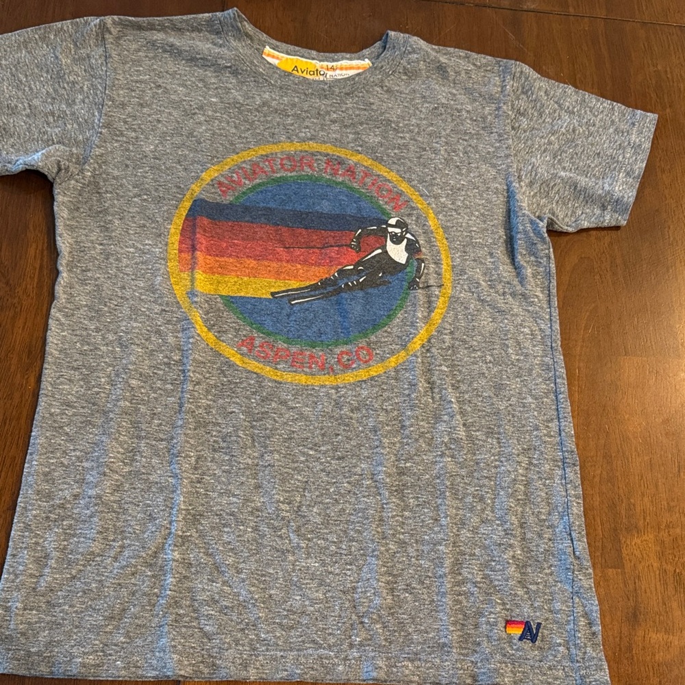 Aviator Nation kids T-shirt size 14